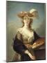 Portrait de Marie-Louise-Elisabeth Vigée-Le Brun (1755-1842), peintre-Elisabeth Louise Vigée-LeBrun-Mounted Giclee Print