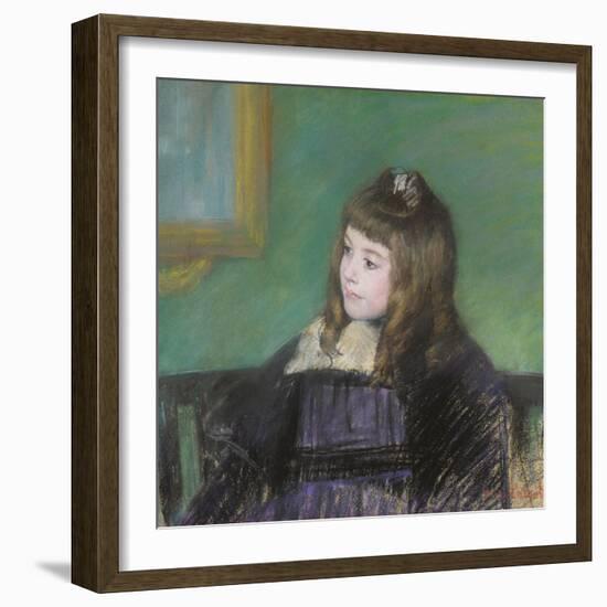 Portrait De Marie-Therese Gaillard-Mary Cassatt-Framed Giclee Print