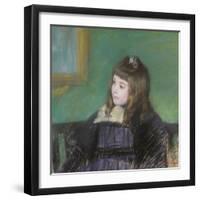 Portrait De Marie-Therese Gaillard-Mary Cassatt-Framed Giclee Print