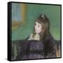 Portrait De Marie-Therese Gaillard-Mary Cassatt-Framed Stretched Canvas