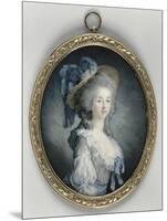 Portrait de Marie-Thérèse Louise de Savoie Carignan, princesse de Lamballe, surintendante de la-Joseph Boze-Mounted Giclee Print