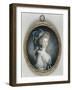 Portrait de Marie-Thérèse Louise de Savoie Carignan, princesse de Lamballe, surintendante de la-Joseph Boze-Framed Giclee Print