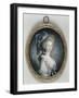 Portrait de Marie-Thérèse Louise de Savoie Carignan, princesse de Lamballe, surintendante de la-Joseph Boze-Framed Giclee Print