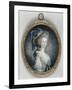 Portrait de Marie-Thérèse Louise de Savoie Carignan, princesse de Lamballe, surintendante de la-Joseph Boze-Framed Giclee Print