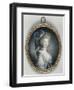 Portrait de Marie-Thérèse Louise de Savoie Carignan, princesse de Lamballe, surintendante de la-Joseph Boze-Framed Premium Giclee Print