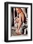 Portrait de Marjorie Ferry-Tamara de Lempicka-Framed Premium Giclee Print