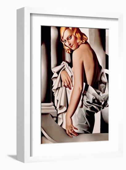 Portrait de Marjorie Ferry-Tamara de Lempicka-Framed Premium Giclee Print