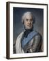 Portrait de Maurice comte de Saxe (1696-1750), maréchal de France-Maurice Quentin de La Tour-Framed Giclee Print