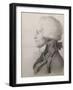 Portrait de Maximilien de Robespierre (1758-1794)-null-Framed Giclee Print