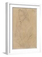 Portrait de Melle Héléne Hertel-Edgar Degas-Framed Giclee Print