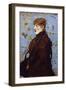 Portrait De Mery Laurent (The Autumn)-Edouard Manet-Framed Art Print