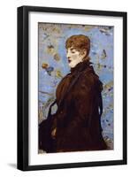 Portrait De Mery Laurent (The Autumn)-Edouard Manet-Framed Art Print