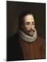 Portrait De Miguel De Cervantes (1547-1616), Poete Et Dramaturge Espagnol - Academic Art : Portrait-Eduardo Balaca Y Canseco-Mounted Giclee Print