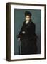 Portrait de Mme***dit "La Femme au parapluie".-Jean Jacques Henner-Framed Giclee Print