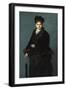 Portrait de Mme***dit "La Femme au parapluie".-Jean Jacques Henner-Framed Giclee Print