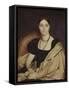 Portrait de Mme Duvauçay-Jean-Auguste-Dominique Ingres-Framed Stretched Canvas