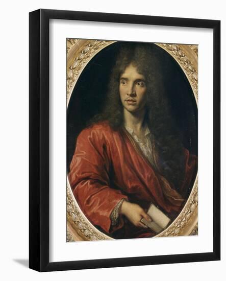 Portrait de Molière-Pierre Mignard-Framed Giclee Print