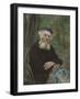 Portrait de "mon grand-père"-Jules Bastien-Lepage-Framed Giclee Print