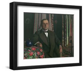 Portrait de Monsieur Hasen-Félix Vallotton-Framed Giclee Print