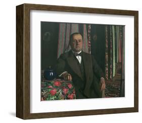 Portrait de Monsieur Hasen-Félix Vallotton-Framed Giclee Print