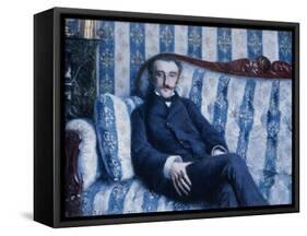 Portrait de Monsieur R, 1877-Gustave Caillebotte-Framed Stretched Canvas