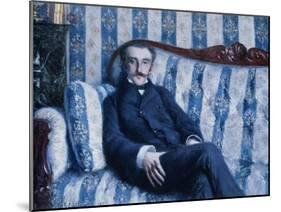 Portrait de Monsieur R, 1877-Gustave Caillebotte-Mounted Giclee Print