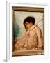 Portrait De Nadia (Nadya) Repina, Fille De L'artiste. Peinture De Ilya Yefimovich Repin (Repine) (1-Ilya Efimovich Repin-Framed Giclee Print