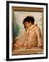 Portrait De Nadia (Nadya) Repina, Fille De L'artiste. Peinture De Ilya Yefimovich Repin (Repine) (1-Ilya Efimovich Repin-Framed Giclee Print