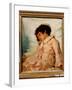 Portrait De Nadia (Nadya) Repina, Fille De L'artiste. Peinture De Ilya Yefimovich Repin (Repine) (1-Ilya Efimovich Repin-Framed Giclee Print