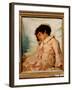 Portrait De Nadia (Nadya) Repina, Fille De L'artiste. Peinture De Ilya Yefimovich Repin (Repine) (1-Ilya Efimovich Repin-Framed Giclee Print