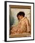 Portrait De Nadia (Nadya) Repina, Fille De L'artiste. Peinture De Ilya Yefimovich Repin (Repine) (1-Ilya Efimovich Repin-Framed Giclee Print