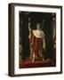 Portrait de Napoléon Ier en costume impérial-Jacques-Louis David-Framed Giclee Print