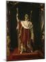 Portrait de Napoléon Ier en costume impérial-Jacques-Louis David-Mounted Giclee Print