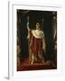 Portrait de Napoléon Ier en costume impérial-Jacques-Louis David-Framed Giclee Print