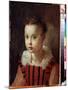 Portrait De Petite Fille  Enfant Richement Vetue. Peinture De Federico Fiori Barocci Ou Baroccio (-Federico Fiori Barocci or Baroccio-Mounted Giclee Print