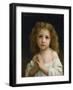 Portrait De Petite Fille Les Mains Jointes En Priere  Peinture De William-Adolphe Bouguereau (1825-William-Adolphe Bouguereau-Framed Giclee Print