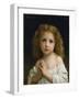 Portrait De Petite Fille Les Mains Jointes En Priere  Peinture De William-Adolphe Bouguereau (1825-William-Adolphe Bouguereau-Framed Giclee Print