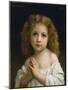 Portrait De Petite Fille Les Mains Jointes En Priere  Peinture De William-Adolphe Bouguereau (1825-William-Adolphe Bouguereau-Mounted Giclee Print