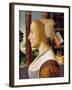 Portrait De Profil De Jeune Femme  (Profile Portrait of a Young Woman) Peinture De Davide Ghirland-Davide Ghirlandaio-Framed Giclee Print