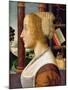 Portrait De Profil De Jeune Femme  (Profile Portrait of a Young Woman) Peinture De Davide Ghirland-Davide Ghirlandaio-Mounted Giclee Print