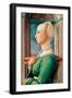 Portrait De Profil De Jeune Femme  (Profile Portrait of a Young Woman) Peinture Sur Bois De Filipp-Fra Filippo Lippi-Framed Giclee Print