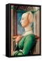 Portrait De Profil De Jeune Femme  (Profile Portrait of a Young Woman) Peinture Sur Bois De Filipp-Fra Filippo Lippi-Framed Stretched Canvas