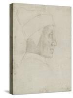 Portrait de profil du doge Leonardo Loredan-Raffaello Sanzio-Stretched Canvas