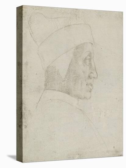 Portrait de profil du doge Leonardo Loredan-Raffaello Sanzio-Stretched Canvas