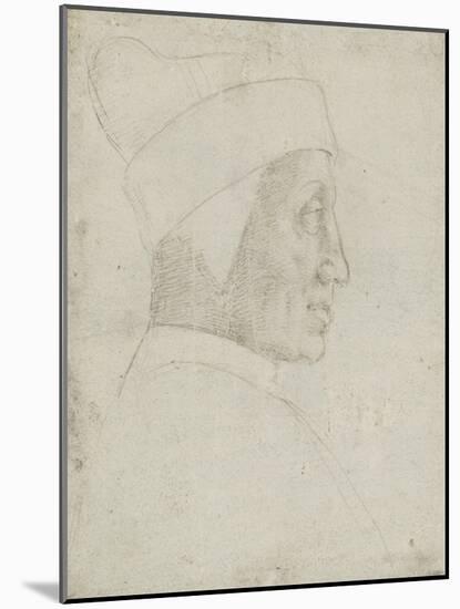 Portrait de profil du doge Leonardo Loredan-Raffaello Sanzio-Mounted Giclee Print