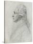 Portrait de Rochambeau-Augustin De Saint-aubin-Stretched Canvas