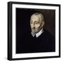 Portrait de Ronsard-null-Framed Premium Giclee Print