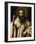 Portrait de Saint Bernard, abbé de Clairvaux (1091-1153)-Andrea Sacchi-Framed Giclee Print