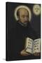 Portrait de saint Ignace de Loyola-null-Stretched Canvas