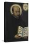 Portrait de saint Ignace de Loyola-null-Stretched Canvas